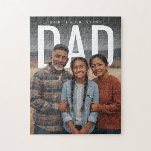 FotoPop Werelds Beste Papa Aangepaste Foto Legpuzzel