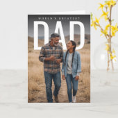 FotoPop Werelds Beste Papa Kaart (Gele Bloem)