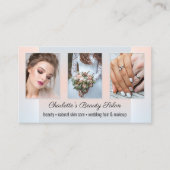 Fotoportfolio Beauty Salon Professional Visitekaartje (Voorkant)
