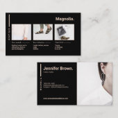 Fotoportfolio Online zwarte vrijdagwinkel Visitekaartje (Voorkant / Achterkant)
