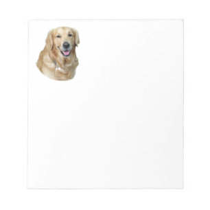 Fotoportret Golden Retriever Notitieblok