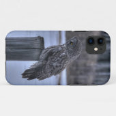 Fotoportret III: Great Grey Owl Wildlife Case-Mate iPhone Case (Achterkant (horizontaal))
