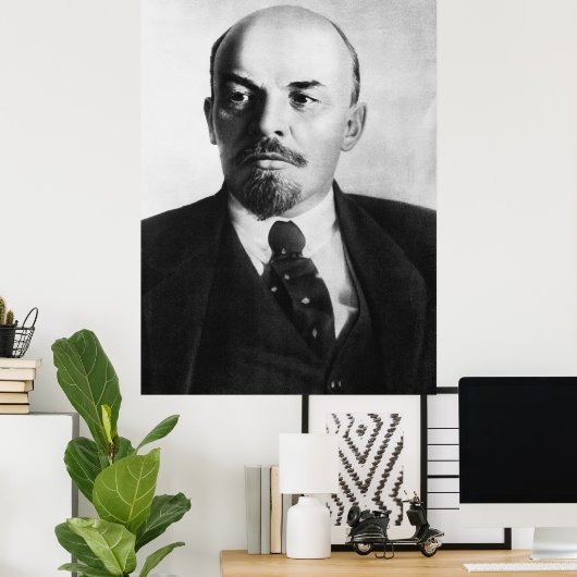 Fotoportret Lenin Poster (Thuiskantoor)