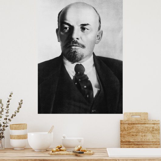 Fotoportret Lenin Poster (Keuken)