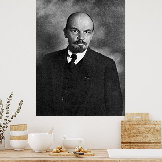 Fotoportret Lenin Poster (Keuken)