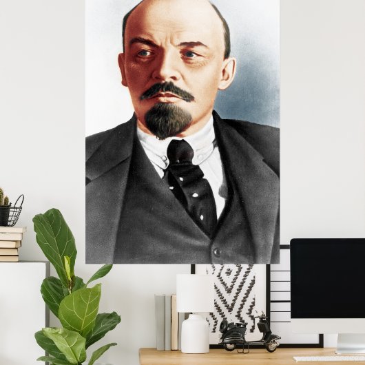 Fotoportret Lenin Poster (Thuiskantoor)