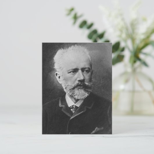 Fotoportret Tchaikovsky Briefkaart (Staand voorkant)
