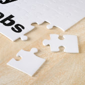 Fotoportret van Chocolate Labrador Legpuzzel (Zijkant)