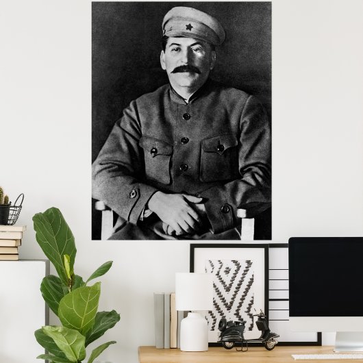 Fotoportret van Stalin Poster (Thuiskantoor)