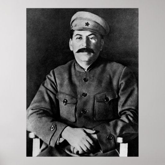 Fotoportret van Stalin Poster (Voorkant)