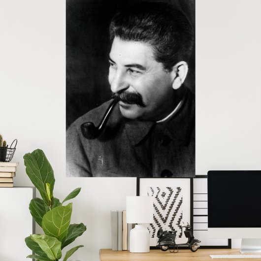 Fotoportret van Stalin Poster (Thuiskantoor)