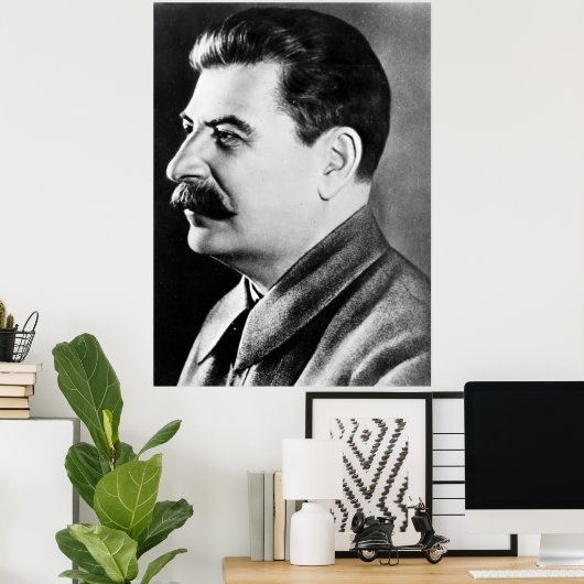 Fotoportret van Stalin Poster (Thuiskantoor)
