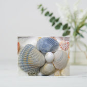 Fotopostkaarten van Blue Seashell Photography Briefkaart (Staand voorkant)