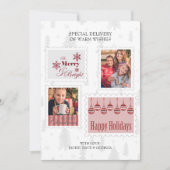 Fotopostzegels speciale bezorgingsfeestdag Kaart (Voorkant)