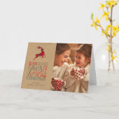 Fotopotjes Tartan Red ID589 Kaart (Gele Bloem)