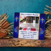 Fotopredikant en First Lady Jubileum Ideeën Gift Fotoplaat (Zijkant)