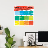 Fotopresentator van de maandelijkse opname poster (Thuiskantoor)