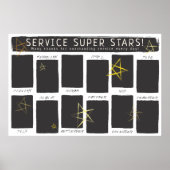 Fotopresentator van de maandelijkse opname poster (Voorkant)