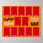 Fotopresentator van maand opname po poster (Voorkant)