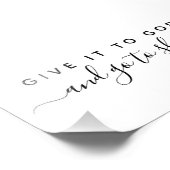 Fotoprint Geef het aan God Good Night Quote Foto Afdruk (Hoek)