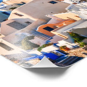 Fotoprint Santorini Griekenland Foto Afdruk (Hoek)