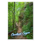 Fotoprint van Cloudland Canyon State Park Foto Afdruk (Voorkant)