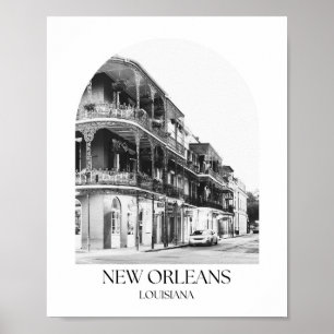 Fotoprint van de New Orleans Louisiana Arch Poster