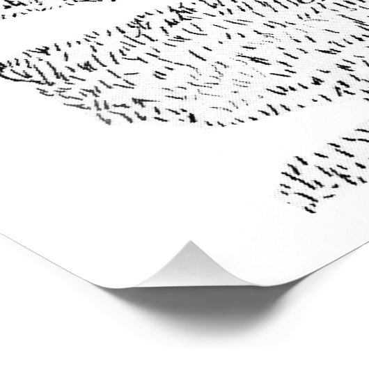 Fotoprint van Stonysides originele tekening Foto Afdruk (Hoek)