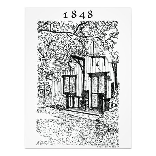 Fotoprint van Stonysides originele tekening Foto Afdruk (Voorkant)