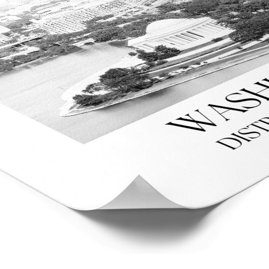 Fotoprint van Washington DC Arch Poster (Hoek)