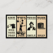 Fotoprop-teken Visitekaartje (Voorkant)