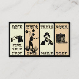 Fotoprop-teken Visitekaartje