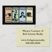 Fotoprop-teken Visitekaartje (Voorkant / Achterkant)