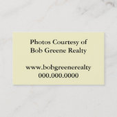 Fotoprop-teken Visitekaartje (Achterkant)