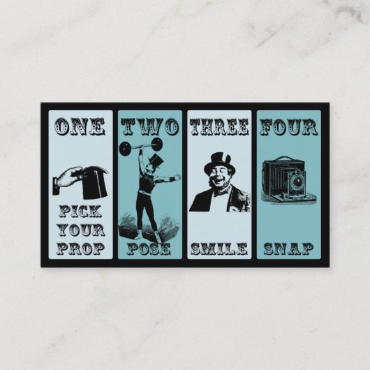 Fotoprop-teken Visitekaartje (Voorkant)