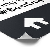 Fotoprop voor Lijst van sociale media Poster (Hoek)