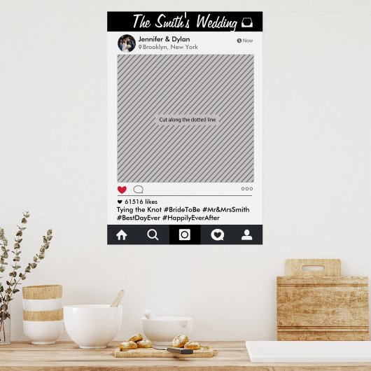 Fotoprop voor Lijst van sociale media Poster (Keuken)