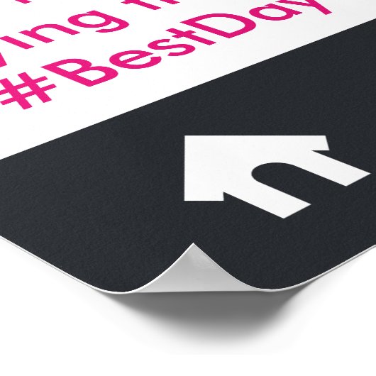 Fotoprop voor Lijst van sociale media Poster (Hoek)