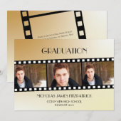 Fotopublicatie filmstrip Foto Afstuderen Save The Date (Voorkant / Achterkant)