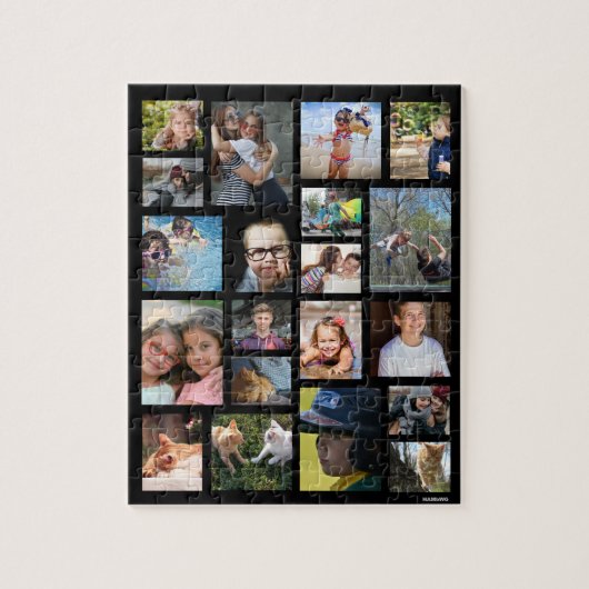Fotopuzzel met 20 Sjablonen - HAMbWG Legpuzzel (Verticaal)