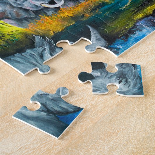 Fotopuzzel met Gift Box Legpuzzel (Zijkant)