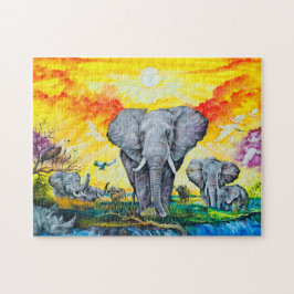Fotopuzzel met Gift Box Legpuzzel