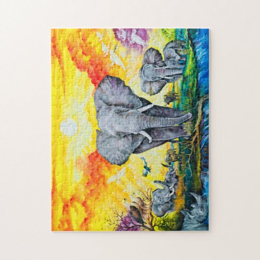 Fotopuzzel met Gift Box Legpuzzel (Verticaal)