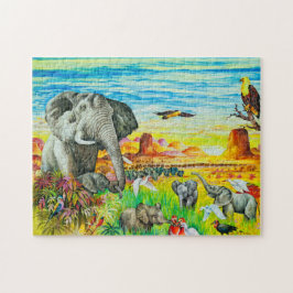 Fotopuzzel met Gift Box Legpuzzel