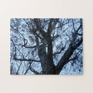 Fotopuzzle van Tree Silhouette Legpuzzel