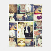 Fotoquilt voor familiegeheugen fleece deken (Voorkant)