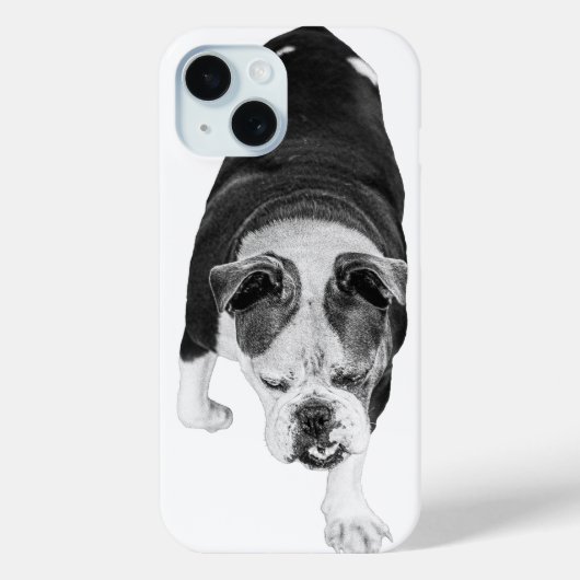 Fotorealistische bewegingshond verhoogt dagelijkse Case-Mate iPhone case (Achterkant)