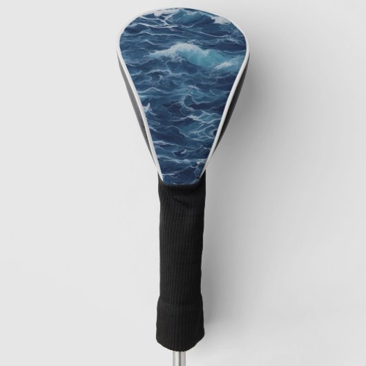 Fotorealistische oceaan fluistert golfheadcover (Voorkant)