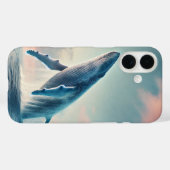 fotorealistische walvisvangst Case-Mate iPhone case (Achterkant (horizontaal))