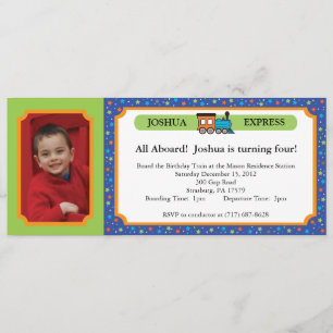 Fotoreiskaartje - Blauw & groen Kaart